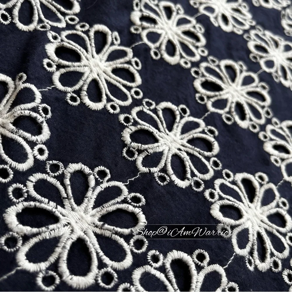 Boden sleeveless navy floral embroidered top *shop@iamwarrior - Picture 4 of 10